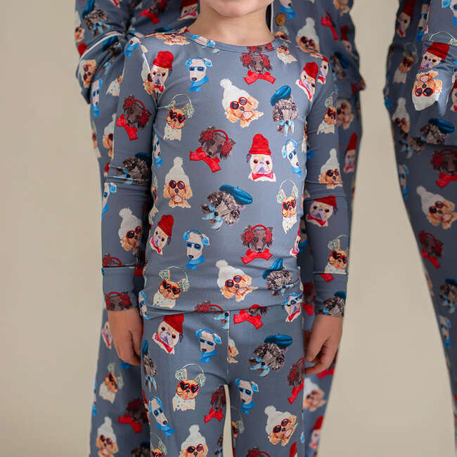 Quinlyn Classic Pajama Set Blue - Pajamas - 4