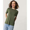 Olive Women's Loose Tee Green - T-Shirts - 1 - thumbnail