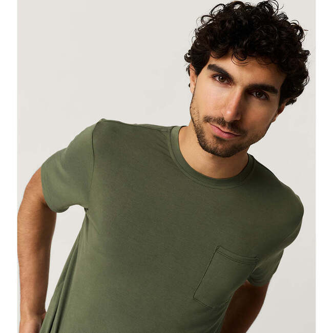 Olive Men's Pocket Tee Green - T-Shirts - 3