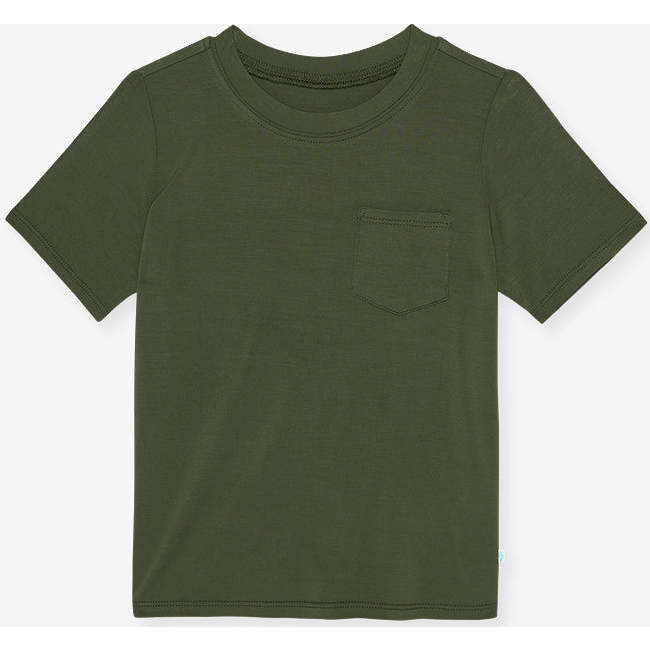 Olive Pocket Tee Green