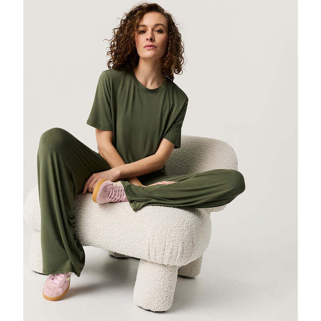 Olive Women's Puddle Pants Green - Pants - 4