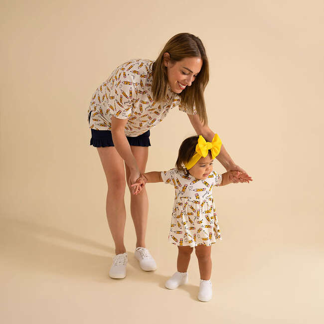 Posh Pencils Women's Loose Tee Beige - T-Shirts - 3