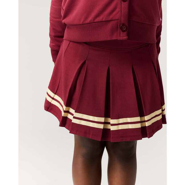 Maroon Varsity League French Terry Varsity Skort Red