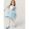 Posh Icy Blue Nutcracker Velour Tulle Dress Blue - Dresses - 3