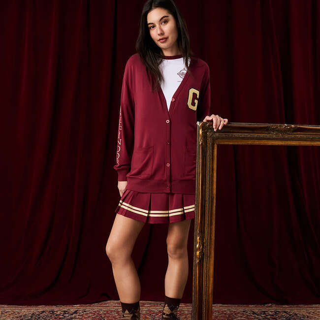 Maroon Varsity League Women's French Terry Varsity Skort Red - Skirts - 3