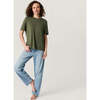 Olive Women's Loose Tee Green - T-Shirts - 3 - thumbnail