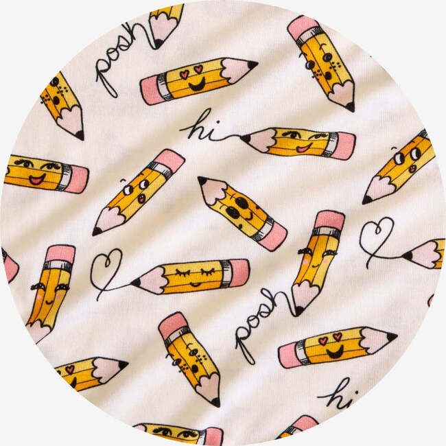 Posh Pencils Women's Loose Tee Beige - T-Shirts - 5