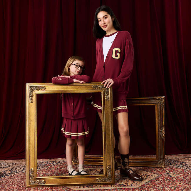 Maroon Varsity League Women's French Terry Varsity Skort Red - Skirts - 6