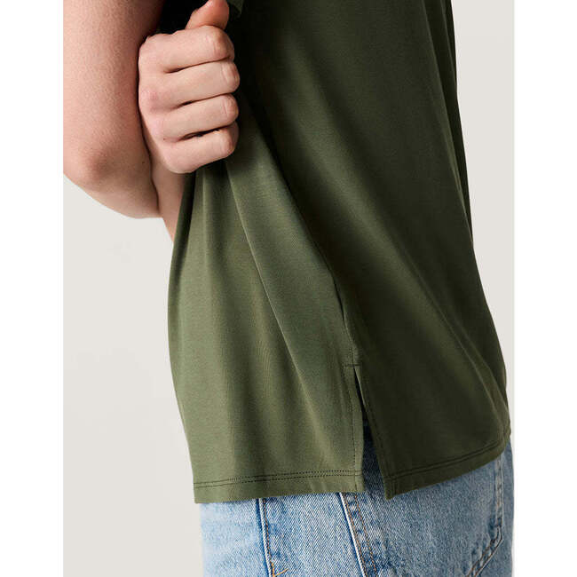 Olive Women's Loose Tee Green - T-Shirts - 4