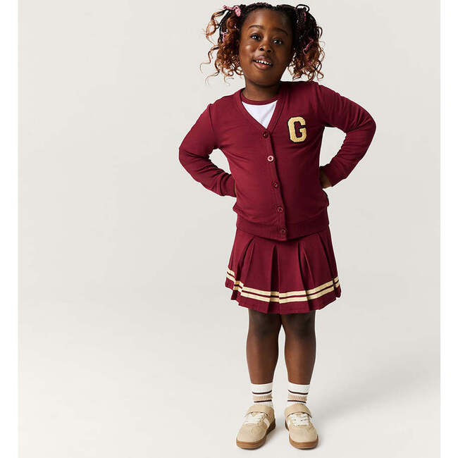 Maroon Varsity League French Terry Varsity Skort Red - Skirts - 6