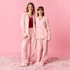 Powder Pink Women's Flannelette Pajama Set Pink - Pajamas - 7