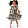 Lana Leopard Tan Twirl Dress Tan - Dresses - 1 - thumbnail