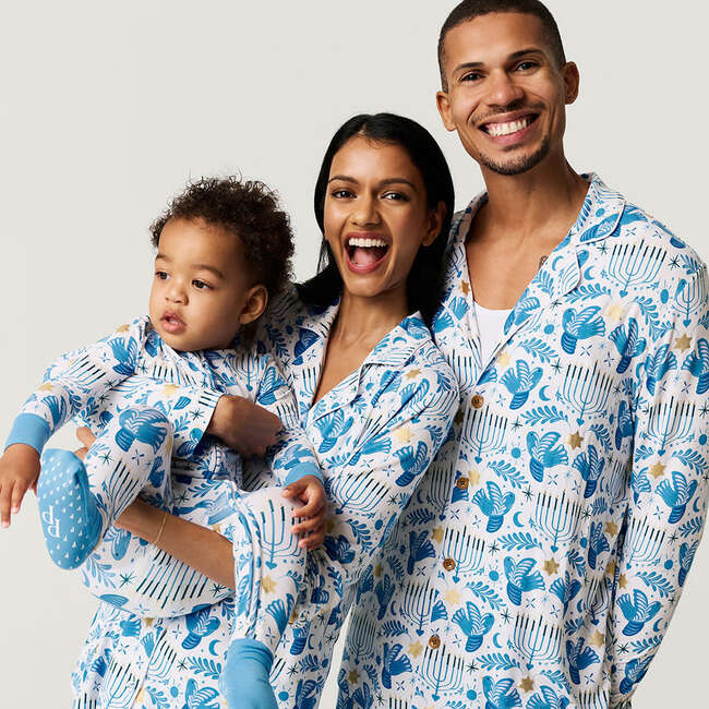 Lior Men's Luxe Pajama Pant Set Blue - Pants - 4