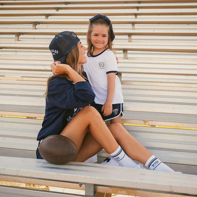 Varsity Navy Varsity Tee Blue - T-Shirts - 5