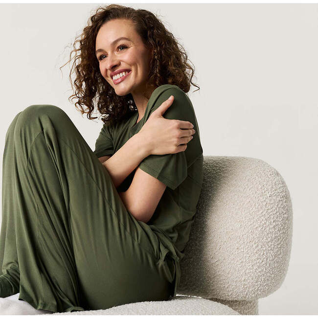 Olive Women's Loose Tee Green - T-Shirts - 6