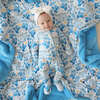 Lior Footie Zippered One Piece Blue - Footie Pajamas - 2 - thumbnail