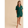 Varsity Green Women's Twill Pajama Short Set Green - Pajamas - 2 - thumbnail