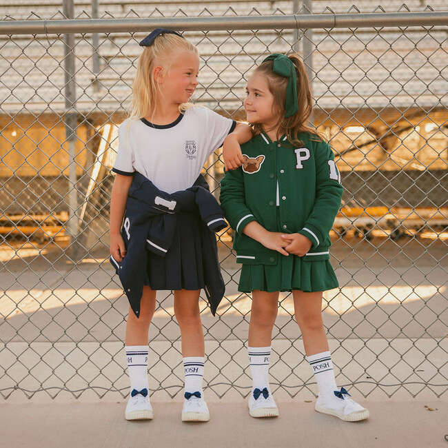 Varsity Navy Varsity Tee Blue - T-Shirts - 7