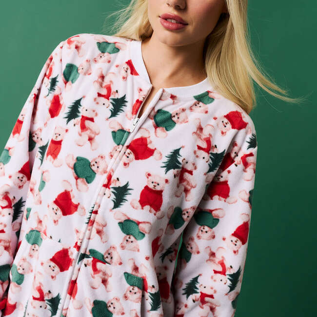 Lachlan Women's Microfleece Jumpsuit White