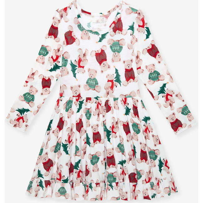 Lachlan Ruffled Twirl Dress White