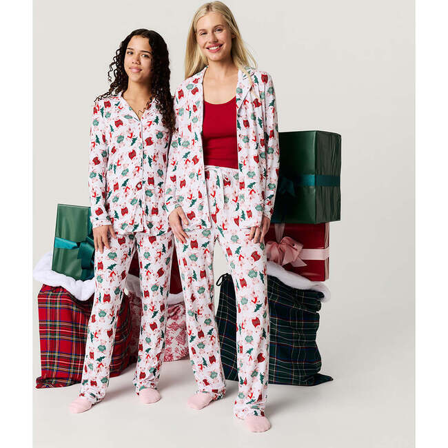 Lachlan Women's Luxe Pajama Pant Set White