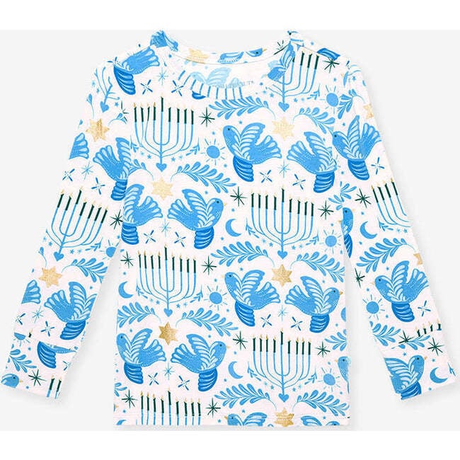 Lior Classic Pajama Set Blue - Pajamas - 4