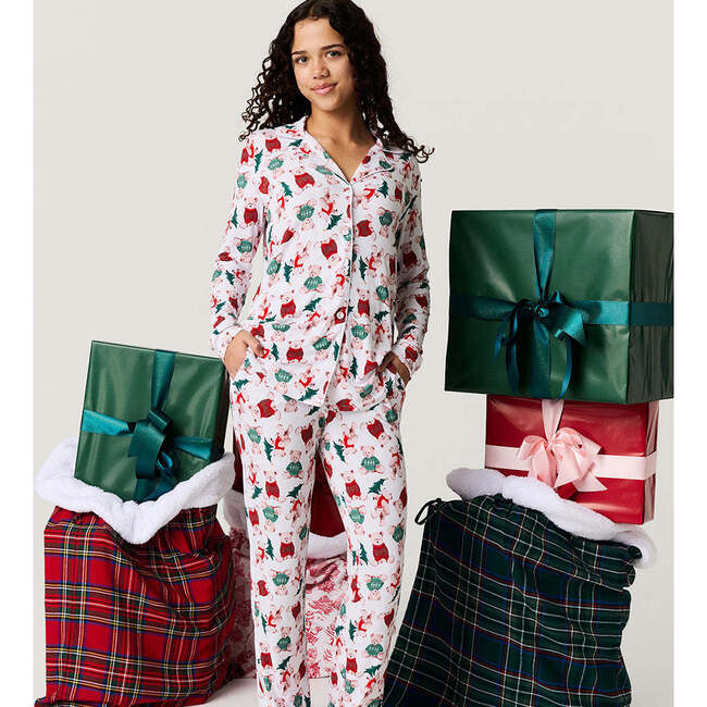 Lachlan Women's Luxe Pajama Pant Set White