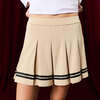 Khaki Varsity League Women's French Terry Varsity Skort Beige - Skirts - 1 - thumbnail