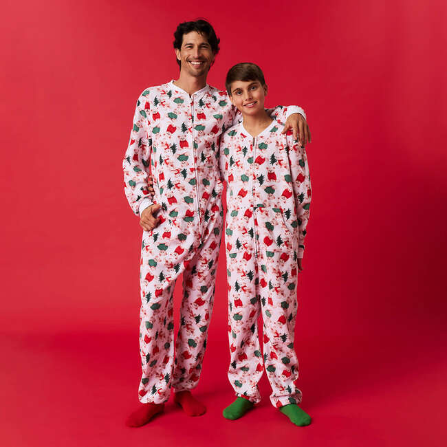 Lachlan Men's Microfleece Jumpsuit White