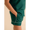 Varsity Green Women's Twill Pajama Short Set Green - Pajamas - 4 - thumbnail