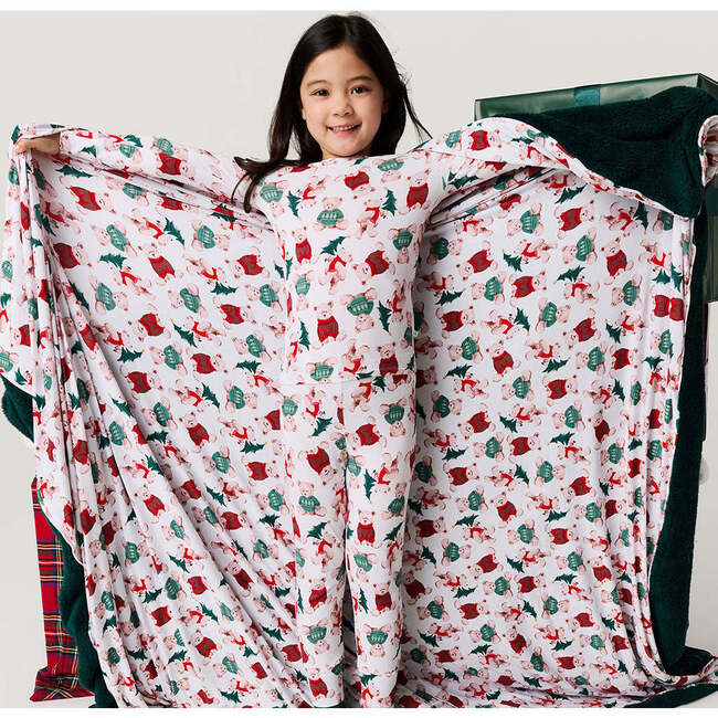 Lachlan Luxe Plush Patoo® Blanket White - Blankets - 3