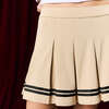 Khaki Varsity League Women's French Terry Varsity Skort Beige - Skirts - 2 - thumbnail