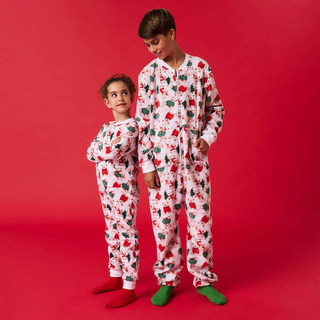 Lachlan Microfleece Jumpsuit White - Rompers - 4