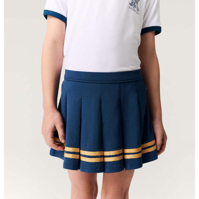Indigo Varsity League French Terry Varsity Skort Blue