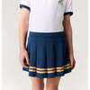 Indigo Varsity League French Terry Varsity Skort Blue - Skirts - 1 - thumbnail