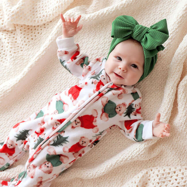 Lachlan Microfleece Zippered One Piece White - Rompers - 4