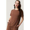 Hazelnut Women's Loose Tee Brown - T-Shirts - 1 - thumbnail