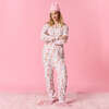 Ginger Posh Women's Microfleece Jumpsuit Pink - Rompers - 1 - thumbnail
