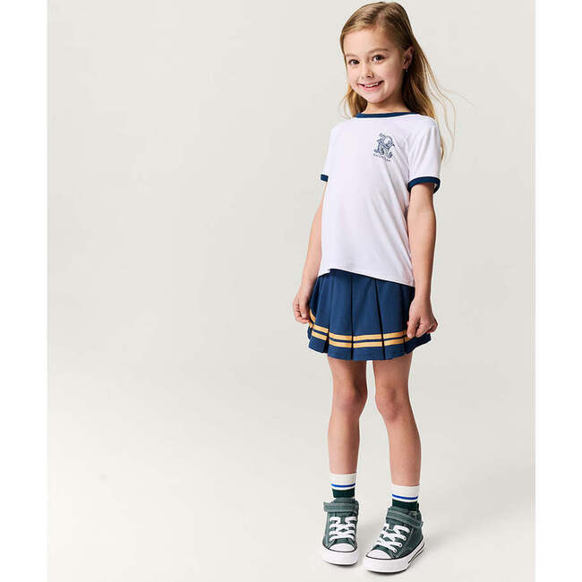 Indigo Varsity League French Terry Varsity Skort Blue - Skirts - 3