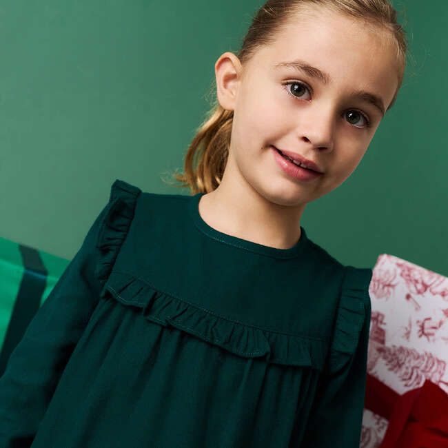 Forrest Green Flannelette Nightgown Green - Nightgowns - 3