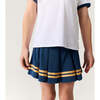 Indigo Varsity League French Terry Varsity Skort Blue - Skirts - 4