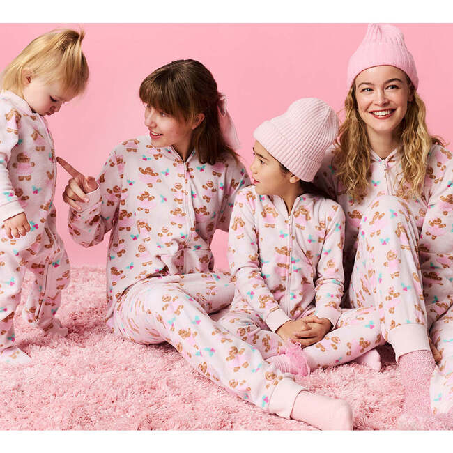 Ginger Posh Microfleece Zippered One Piece Pink - Rompers - 5