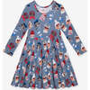 Quinlyn Twirl Dress Blue - Dresses - 1 - thumbnail