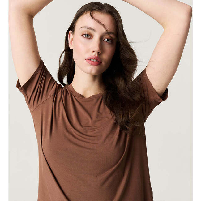 Hazelnut Women's Loose Tee Brown - T-Shirts - 4