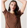 Hazelnut Women's Loose Tee Brown - T-Shirts - 4 - thumbnail