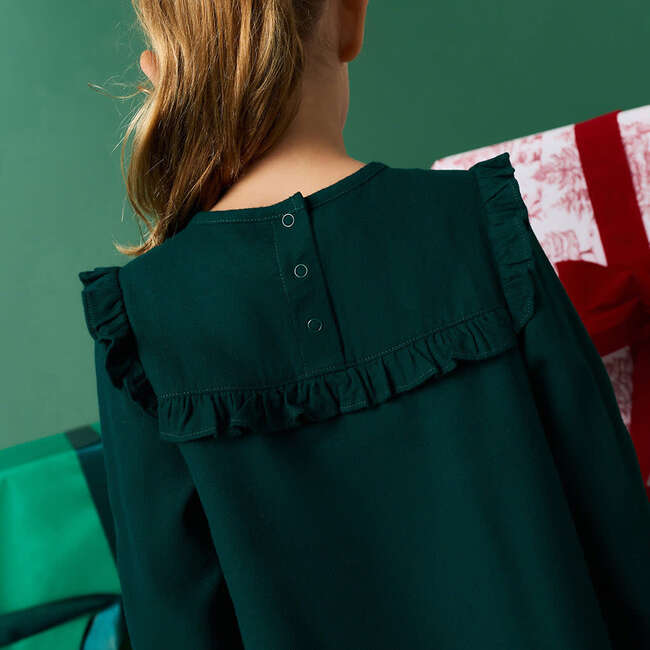 Forrest Green Flannelette Nightgown Green - Nightgowns - 4