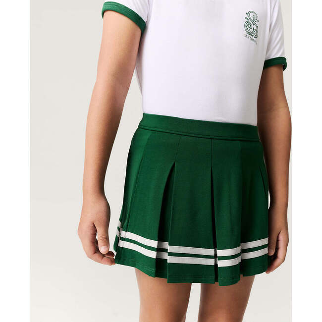 Emerald Varsity League French Terry Varsity Skort Green