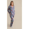 Quinlyn Women's Luxe Pajama Pant Set Blue - Pajamas - 1 - thumbnail