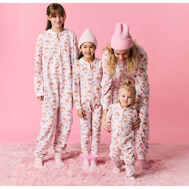 Ginger Posh Microfleece Zippered One Piece Pink - Rompers - 6