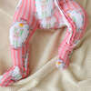 Sable Footie Zippered One Piece Pink - Footie Pajamas - 3